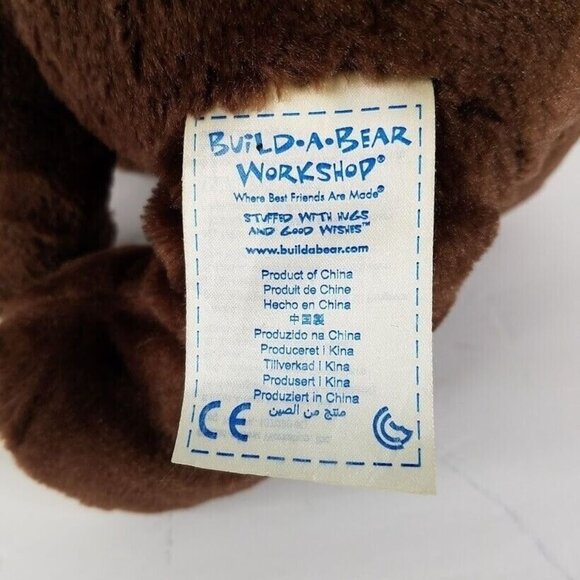 Build A Bear BAB Plush Spot Puppy Dog 11" Brown White Stuffed Animal Toy - Picture 8 of 9